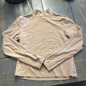 Nike Beige Long Sleeve Top
